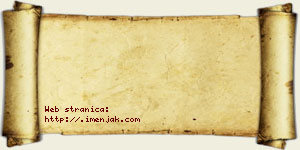 Jagoda Vesović vizit kartica